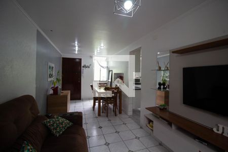 Sala  de apartamento à venda com 2 quartos, 56m² em Conjunto Residencial José Bonifácio, São Paulo