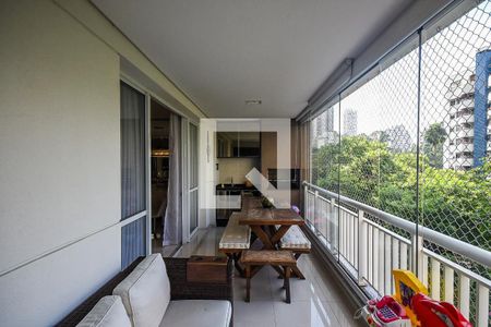 Varanda de apartamento para alugar com 3 quartos, 128m² em Vila Andrade, São Paulo