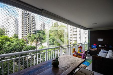 Varanda de apartamento para alugar com 3 quartos, 128m² em Vila Andrade, São Paulo