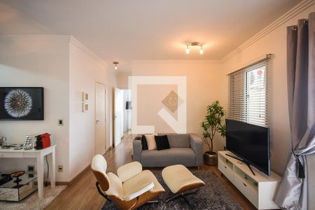 Sala de tv de apartamento à venda com 2 quartos, 85m² em Jardim Monte Kemel, São Paulo