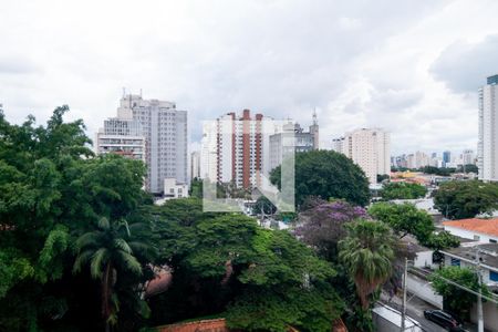 Sala Varanda - Vista de apartamento à venda com 2 quartos, 106m² em Campo Belo, São Paulo