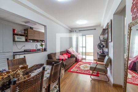 Sala de apartamento para alugar com 2 quartos, 74m² em Canto do Forte, Praia Grande