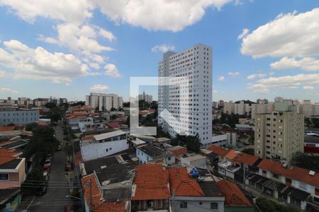 Vista janela da sala de apartamento para alugar com 1 quarto, 26m² em Jardim Cidalia, São Paulo