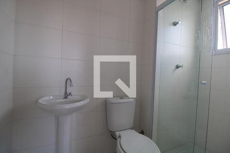 Banheiro da suíte de apartamento para alugar com 1 quarto, 26m² em Jardim Cidalia, São Paulo