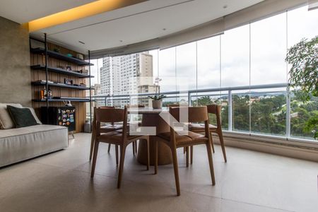 Sala de Jantar de apartamento à venda com 2 quartos, 90m² em Empresarial 18 do Forte, Barueri