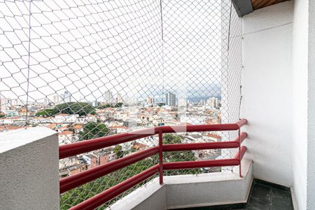 Varanda da Sala de apartamento para alugar com 2 quartos, 60m² em Vila Santana, São Paulo