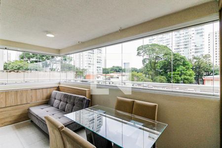 Varanda de apartamento à venda com 1 quarto, 42m² em Santo Amaro, São Paulo