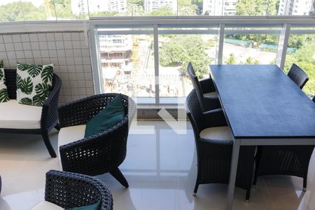 Varanda da Sala de apartamento à venda com 4 quartos, 179m² em Barra da Tijuca, Rio de Janeiro