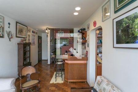 Sala de apartamento à venda com 3 quartos, 90m² em Lourdes, Belo Horizonte