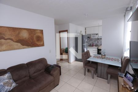 Sala de apartamento para alugar com 2 quartos, 45m² em Chacaras Reunidas Santa Terezinha, Contagem