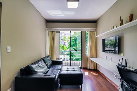 Sala de apartamento para alugar com 1 quarto, 45m² em São Pedro, Belo Horizonte