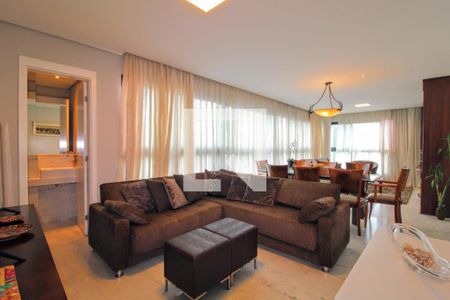 Sala de apartamento à venda com 4 quartos, 147m² em Anchieta, Belo Horizonte