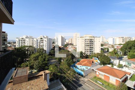 Vista da varanda gourmet de apartamento à venda com 3 quartos, 118m² em Lapa, São Paulo