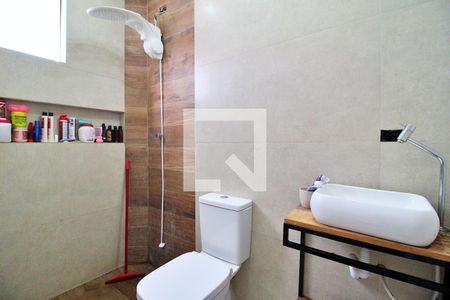 Banheiro da Suíte de apartamento à venda com 2 quartos, 90m² em Campestre, Santo André