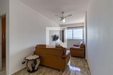 Sala de apartamento para alugar com 1 quarto, 65m² em Aviação, Praia Grande