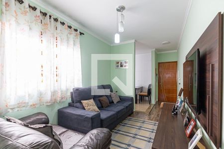 Sala de apartamento à venda com 2 quartos, 120m² em Vila Tibiriçá, Santo André