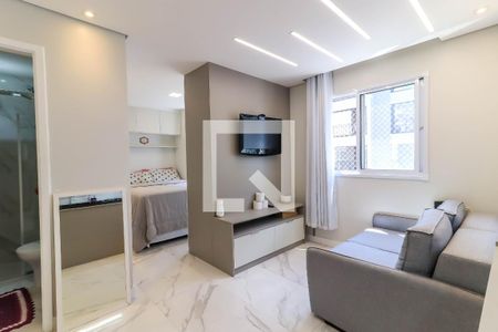 Sala de apartamento para alugar com 1 quarto, 40m² em Parque Reboucas, São Paulo