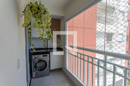 Varanda da sala  de apartamento à venda com 2 quartos, 56m² em Centro, Diadema