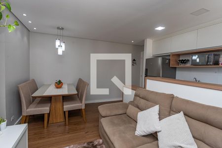 Sala  de apartamento à venda com 2 quartos, 56m² em Centro, Diadema