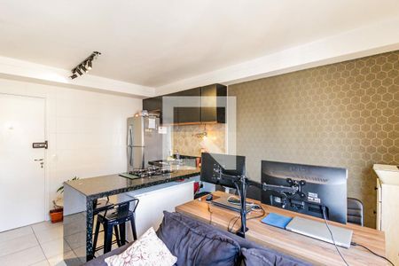 Sala de apartamento à venda com 1 quarto, 32m² em Jardim Caravelas, São Paulo