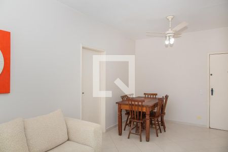 Sala de apartamento para alugar com 1 quarto, 48m² em Jardim Virgínia, Guarujá