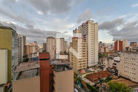Vista da Varanda de kitnet/studio à venda com 1 quarto, 35m² em Bela Vista, São Paulo