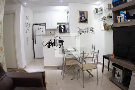 SALA de apartamento à venda com 2 quartos, 52m² em Diamante, Contagem