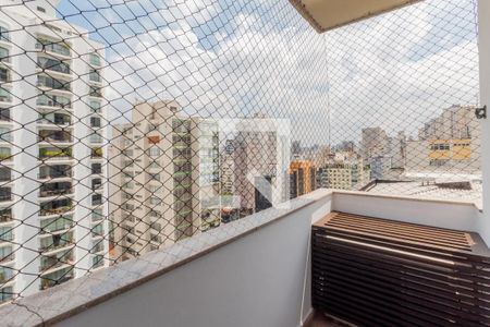 Varanda de apartamento para alugar com 3 quartos, 130m² em Jardim Paulista, São Paulo