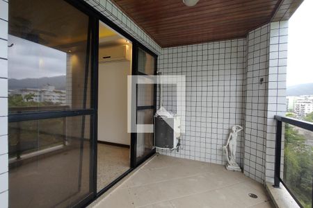 Varanda da Sala de apartamento à venda com 3 quartos, 124m² em Freguesia de Jacarepaguá, Rio de Janeiro