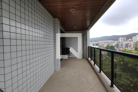 Varanda da Sala de apartamento à venda com 3 quartos, 124m² em Freguesia de Jacarepaguá, Rio de Janeiro