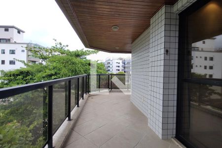 Varanda da Sala de apartamento à venda com 3 quartos, 124m² em Freguesia de Jacarepaguá, Rio de Janeiro