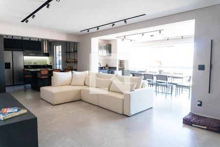 Sala de apartamento à venda com 3 quartos, 131m² em Vila Mascote, São Paulo