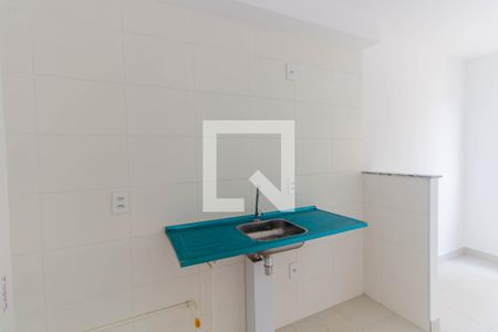 Cozinha de apartamento para alugar com 2 quartos, 42m² em Vila Ema, São Paulo