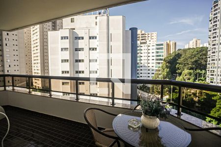 Varanda da Sala de apartamento à venda com 4 quartos, 168m² em Vila Suzana, São Paulo