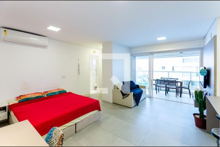 Sala de kitnet/studio para alugar com 1 quarto, 52m² em Ponta da Praia, Santos