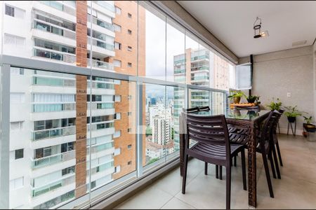 Varanda de kitnet/studio para alugar com 1 quarto, 52m² em Ponta da Praia, Santos