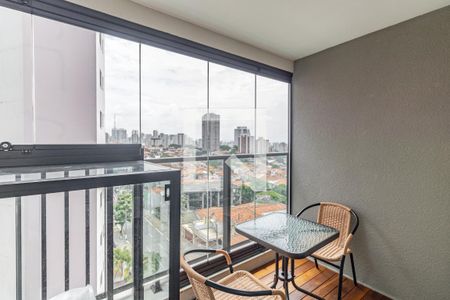 Studio - Varanda de kitnet/studio para alugar com 1 quarto, 25m² em Vila Mariana, São Paulo