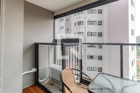 Studio - Varanda de kitnet/studio para alugar com 1 quarto, 25m² em Vila Mariana, São Paulo