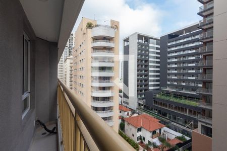 Studio - varanda de kitnet/studio para alugar com 1 quarto, 30m² em Pinheiros, São Paulo