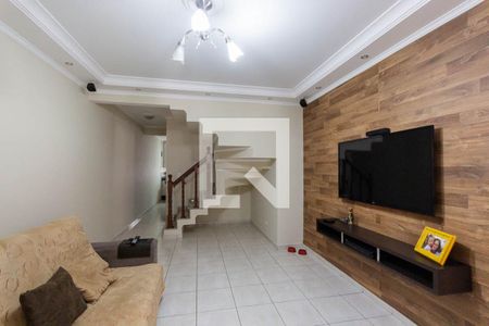 Sala de casa à venda com 3 quartos, 138m² em Parque Jaçatuba, Santo André