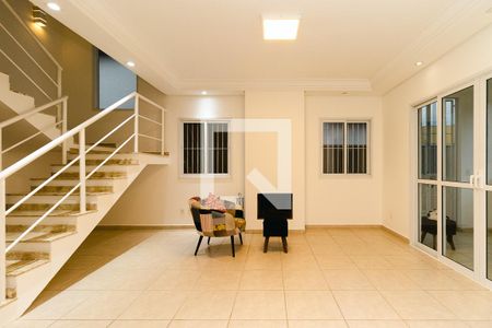 Sala de casa de condomínio à venda com 3 quartos, 284m² em Jardim das Samambaias, Jundiaí