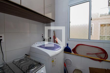 lavanderia de apartamento à venda com 2 quartos, 50m² em Canudos, Novo Hamburgo