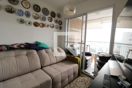 Sala  de apartamento à venda com 2 quartos, 56m² em Vila Gomes, São Paulo