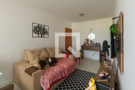 Sala de apartamento à venda com 2 quartos, 57m² em Chácara, Betim