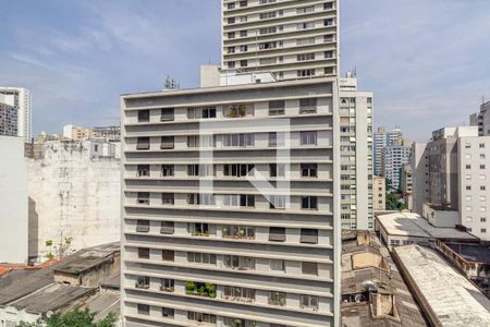 Vista da Sala de apartamento à venda com 1 quarto, 68m² em República, São Paulo