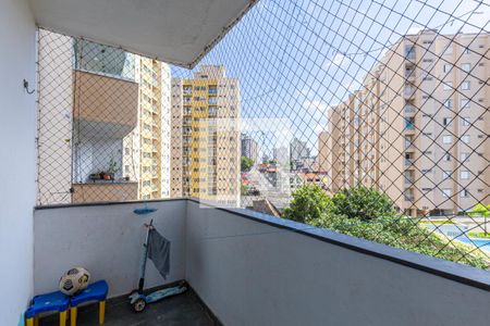 Varanda da Sala de apartamento à venda com 2 quartos, 62m² em Vila Floresta, Santo André
