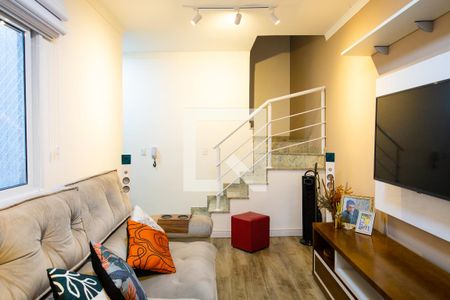 Sala de apartamento à venda com 2 quartos, 136m² em Parque Oratório, Santo André
