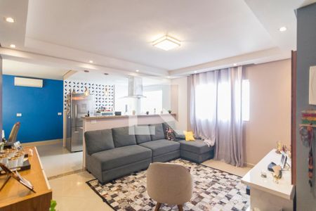 Sala de Estar de apartamento para alugar com 3 quartos, 220m² em Vila Valparaiso, Santo André