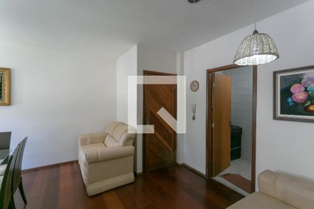 Sala de apartamento à venda com 3 quartos, 100m² em Santo Antônio, Belo Horizonte