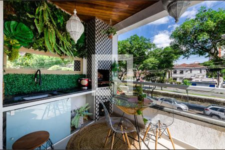 Varanda de casa para alugar com 3 quartos, 139m² em Aparecida, Santos